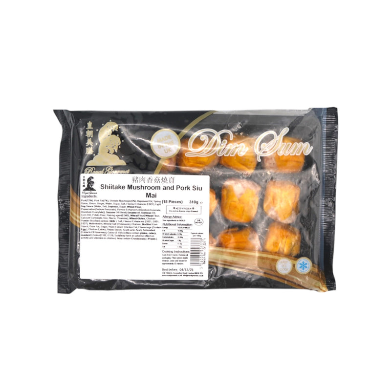 Royal Gourmet Shiitake Mushroom and Pork Siu Mai 310g (Frozen) - Tuk Tuk Mart