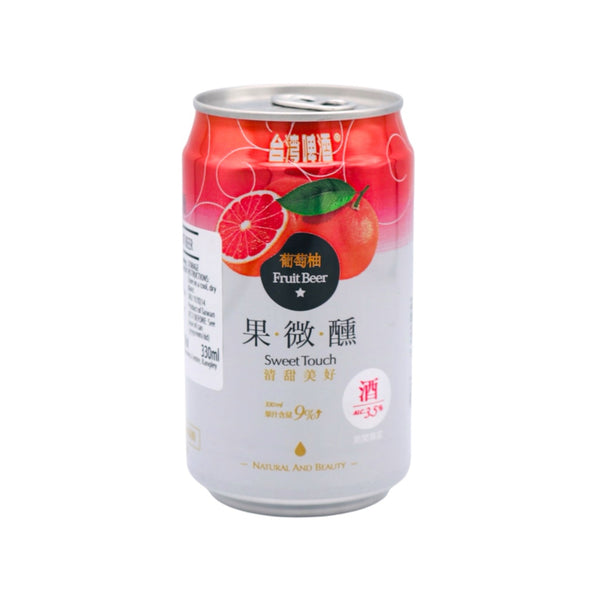 Taiwan Beer Sweet Touch Fruit Beer with Grapefruit Flavour (Alc. 3.5% Vol.) 330ml - Tuk Tuk Mart
