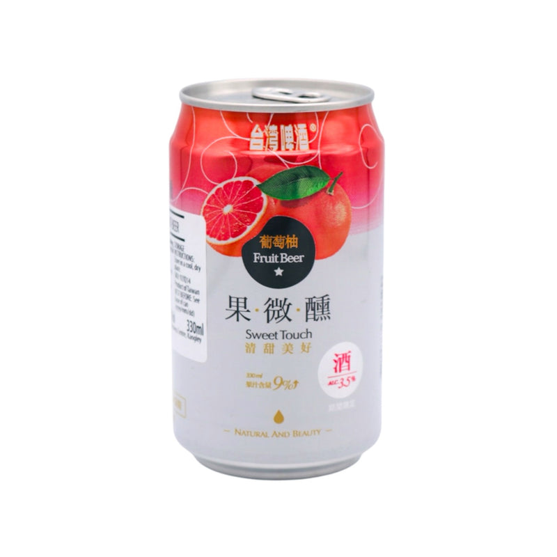 Taiwan Beer Sweet Touch Fruit Beer with Grapefruit Flavour (Alc. 3.5% Vol.) 330ml - Tuk Tuk Mart