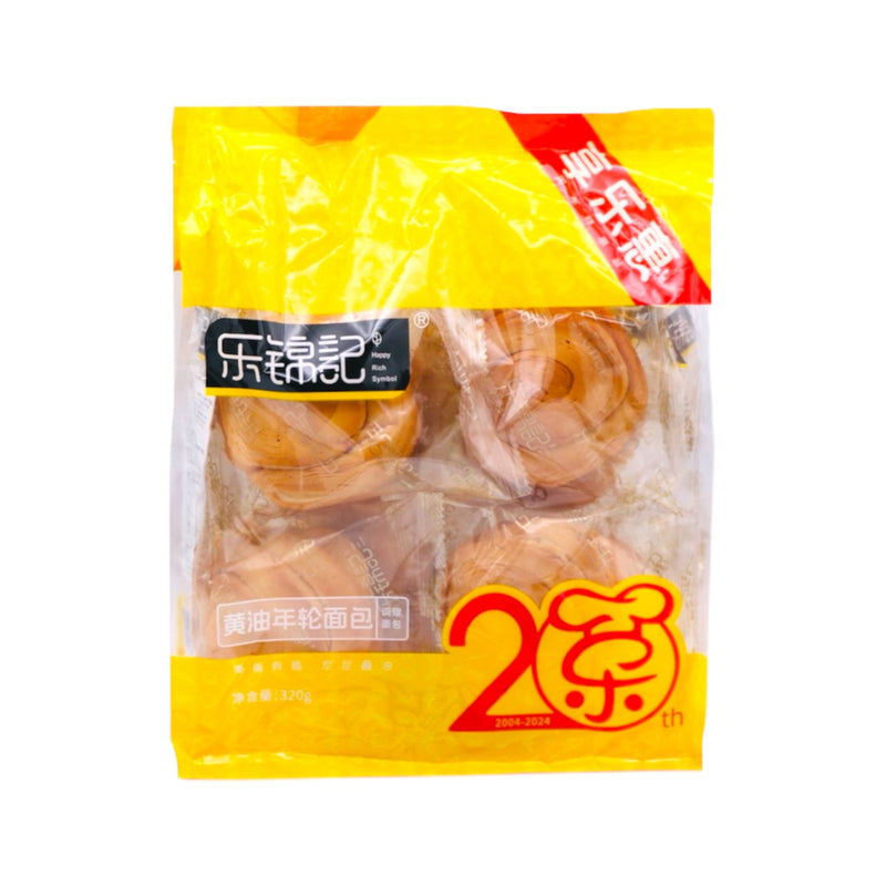 Happy Rich Symbol Butter Swirl Bread 320g - Tuk Tuk Mart
