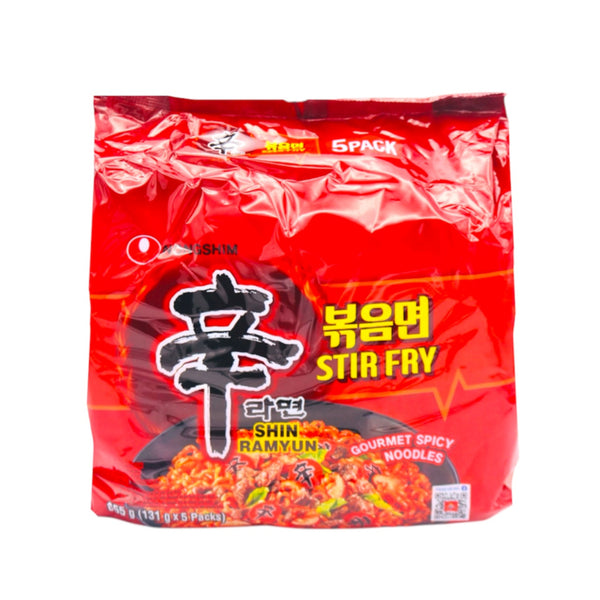 Nongshim Shin Ramyun Stir Fry (131g*5 Packs) 655g - Tuk Tuk Mart