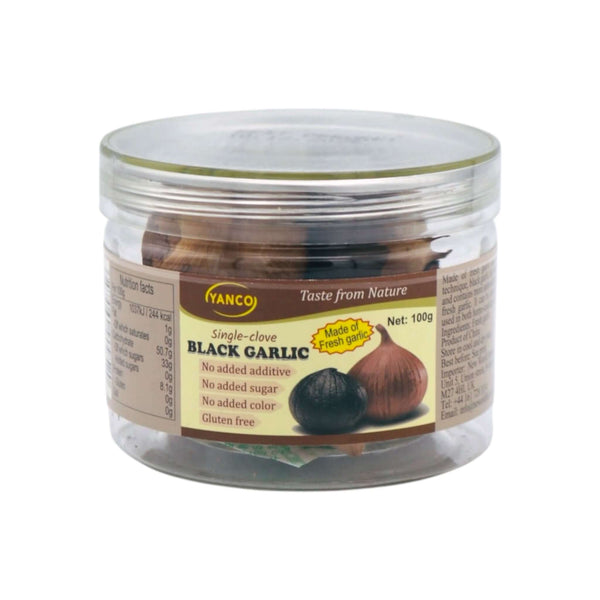 Yanco Single Clove Black Garlic 100g - Tuk Tuk Mart