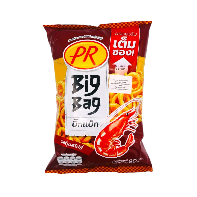 PR Crispy Snack Spicy Shrimp Flavour 80g - Tuk Tuk Mart