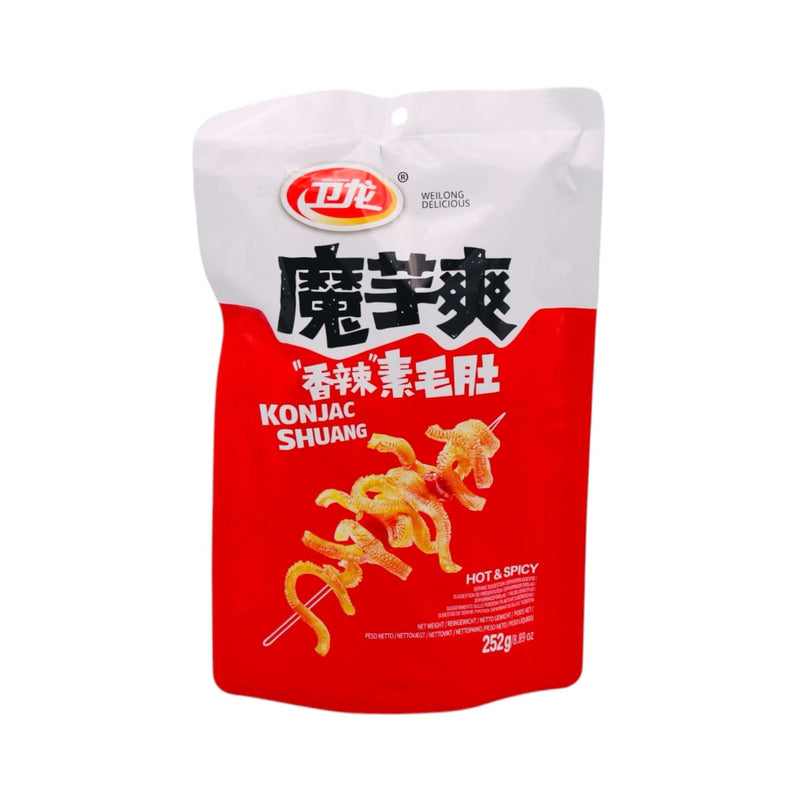 Wei Long Hot & Spicy Konjac Strips 252g - Tuk Tuk Mart