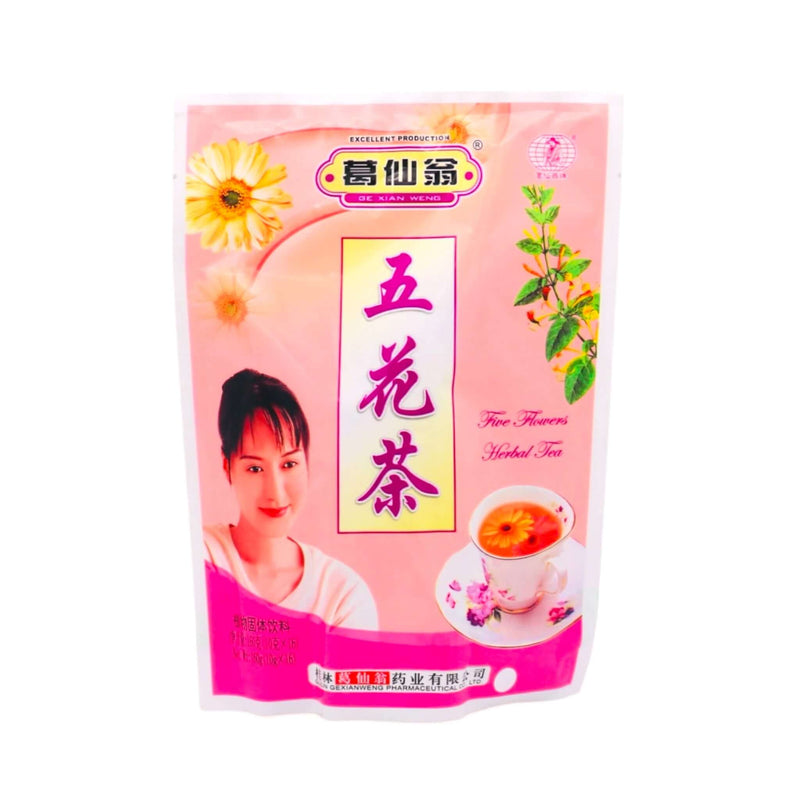 GXW Five Flowers Instant Herbal Tea (10g*16) 160g - Tuk Tuk Mart