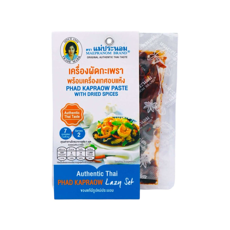 Maepranom Brand Phad Kapraow Paste 53g - Tuk Tuk Mart