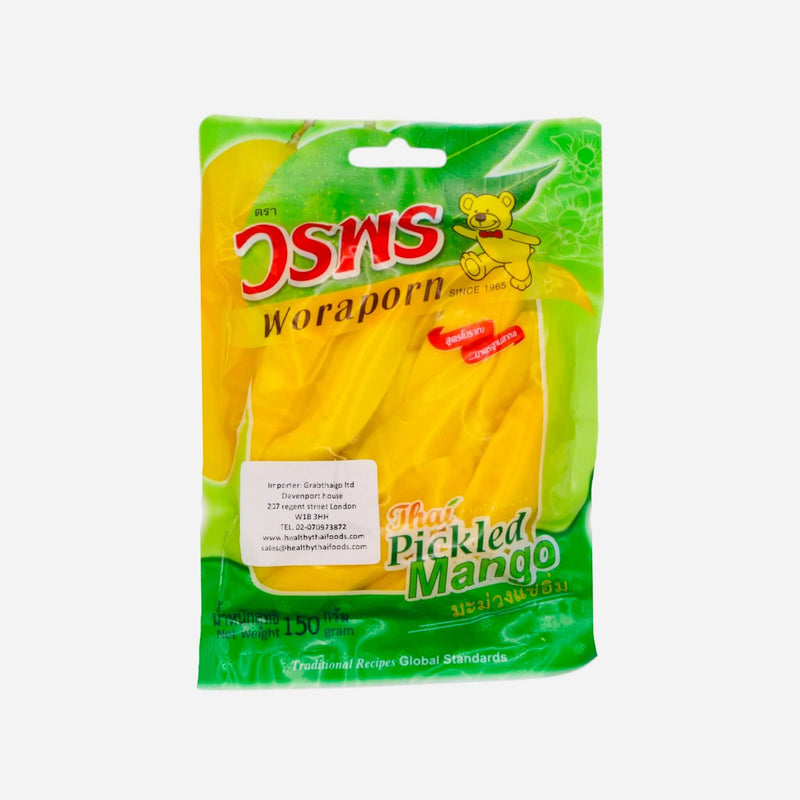 Woraporn Thai Pickled Mango Snack 150g - Tuk Tuk Mart