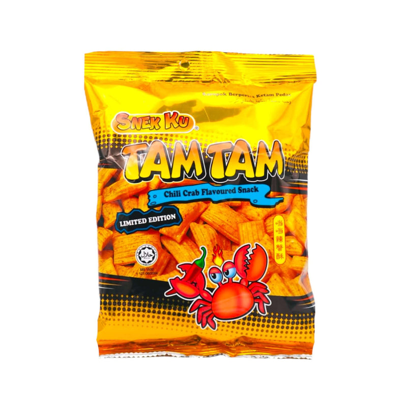 Snekku Tam Tam Chilli Crab Flavoured Snack 80g - Tuk Tuk Mart