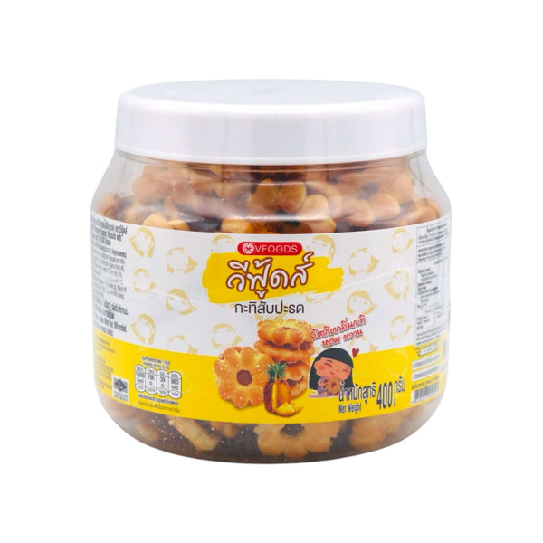 VFoods Coconut Pineapple Biscuit with Pineapple Jam 400g - Tuk Tuk Mart