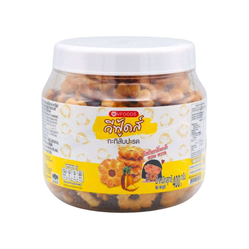 VFoods Coconut Pineapple Biscuit with Pineapple Jam 400g - Tuk Tuk Mart