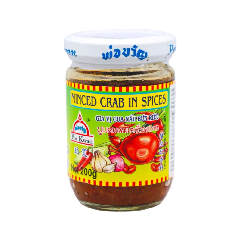 Por Kwan Minced Crab in Spices 珀寬蟹肉配香料 200g - Tuk Tuk Mart