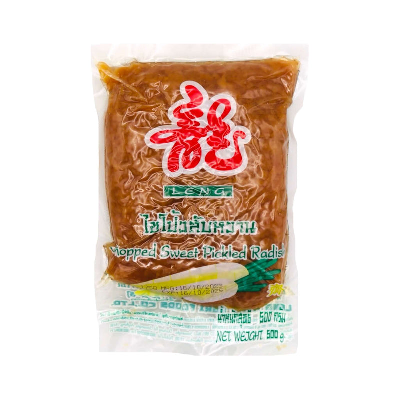 Leng Heng Chopped Sweet Pickled Radish 500g - Tuk Tuk Mart