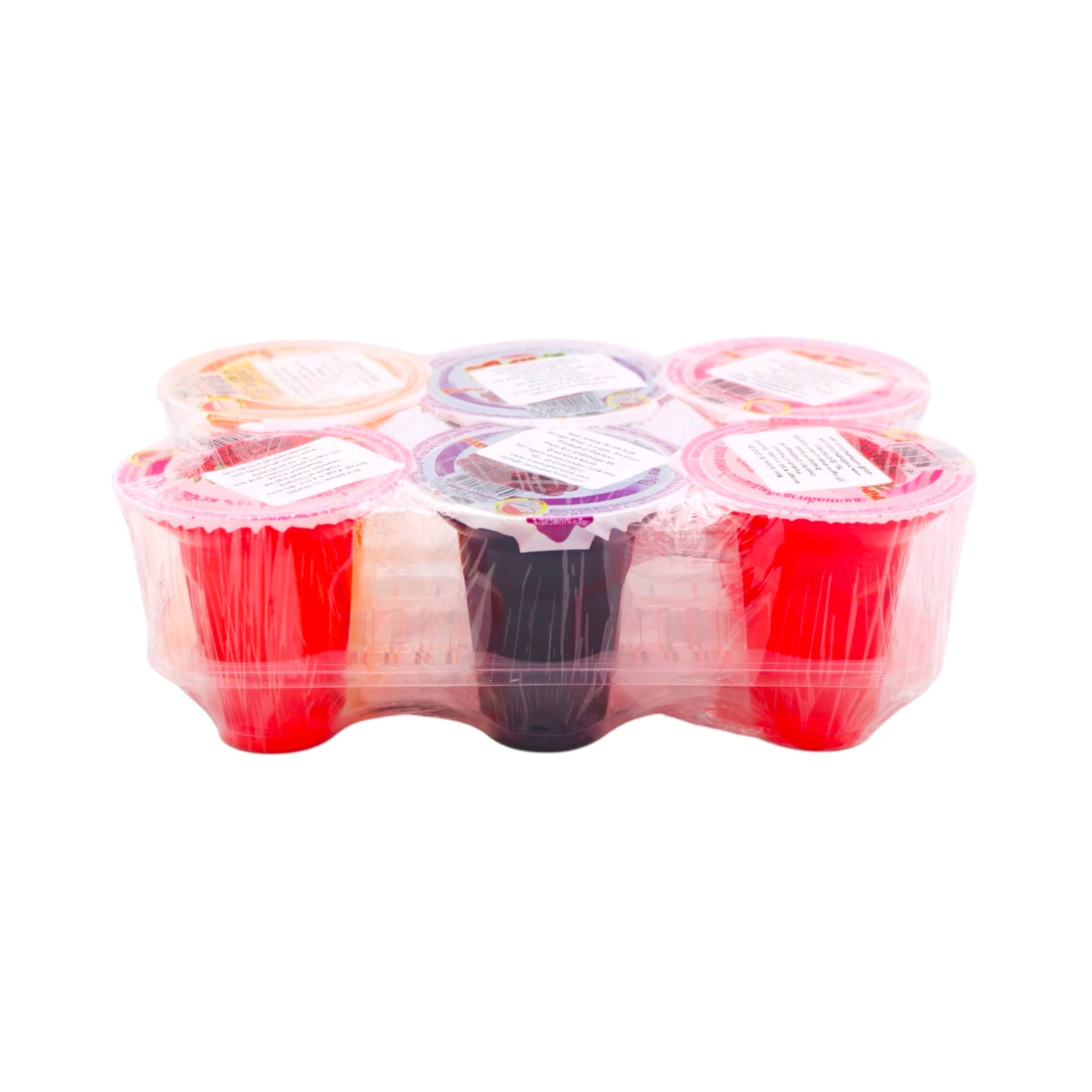 Euro Pipo Assorted Flavours Jelly Dessert (90g x 6 Cups) 540g - Tuk Tuk Mart