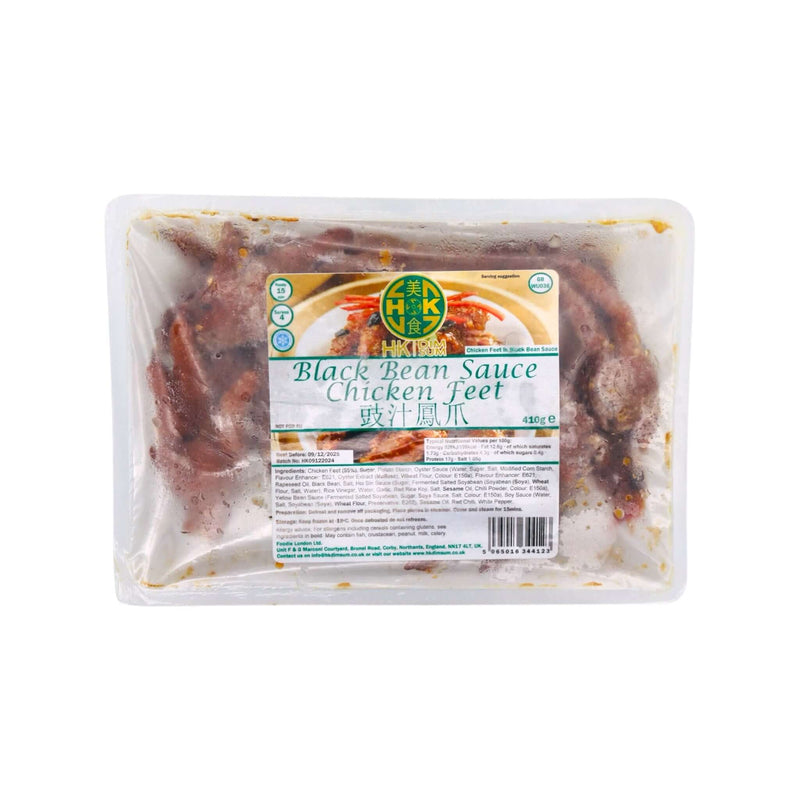 HK Dim Sum Frozen Black Bean Sauce Chicken Feet 410g (Frozen) - Tuk Tuk Mart