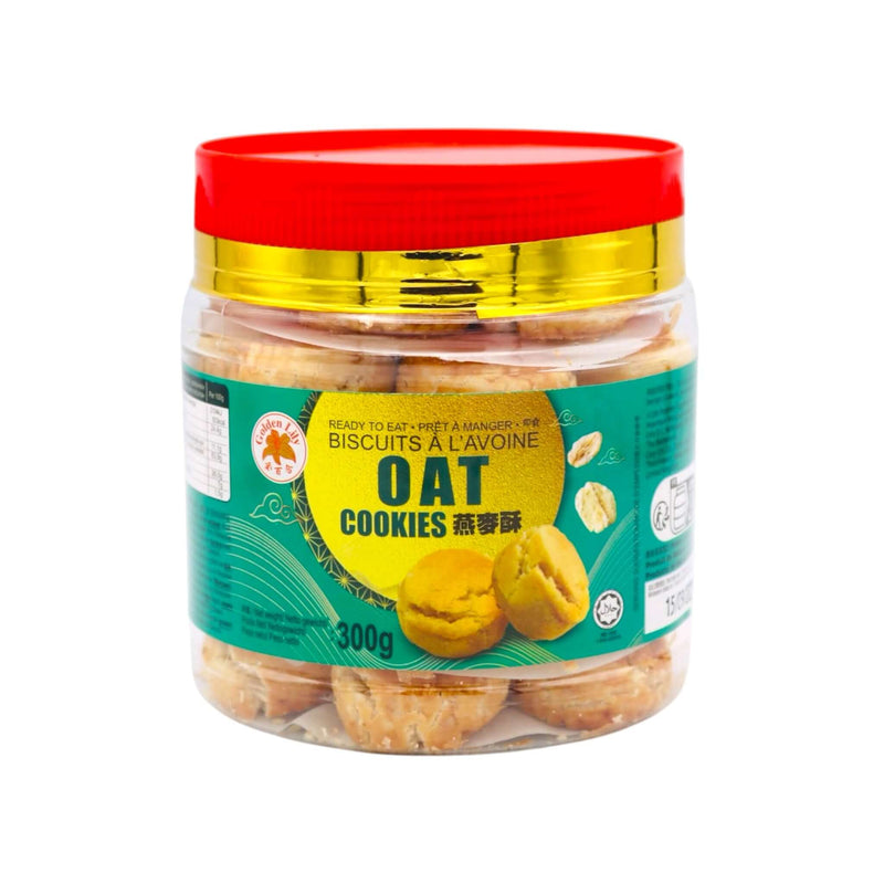 Gold Lily Oat Cookies 金百合燕麥酥 300g - Tuk Tuk Mart