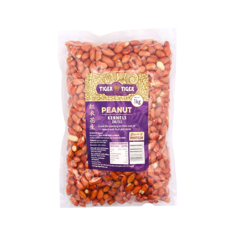 Tiger Tiger Peanut Kernels (28/32) 1kg - Tuk Tuk Mart