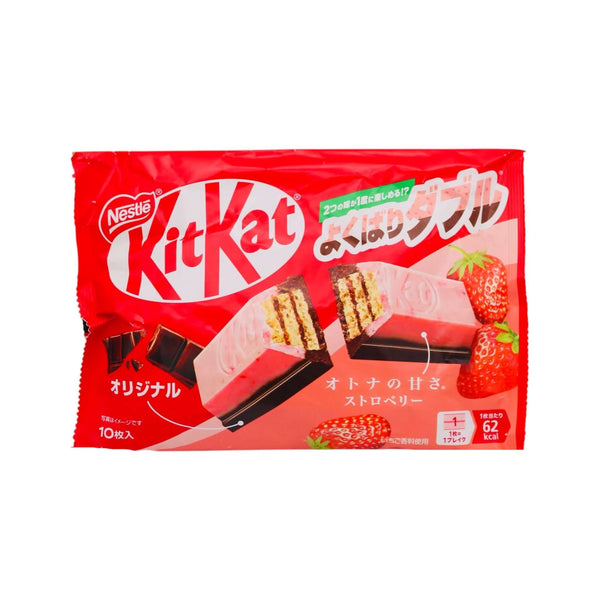 Japan Nestle Kit Kat Mini Strawberry & Original Biscuit (11.6g*10 Pcs) 116g - Tuk Tuk Mart