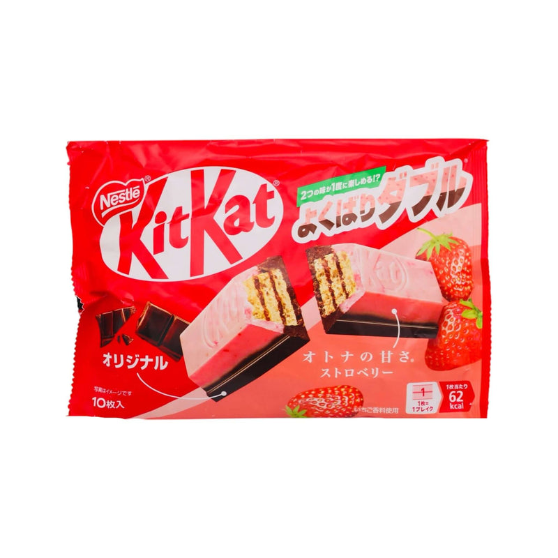 Japan Nestle Kit Kat Mini Strawberry & Original Biscuit (11.6g*10 Pcs) 116g - Tuk Tuk Mart