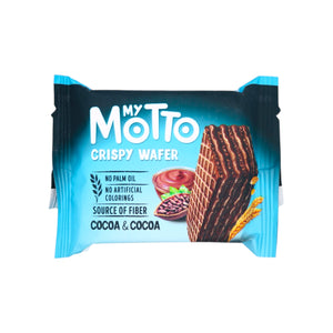 My Motto Crispy Wafer with Cocoa & Cocoa Flavour (30g*3Pcs) 90g - Tuk Tuk Mart