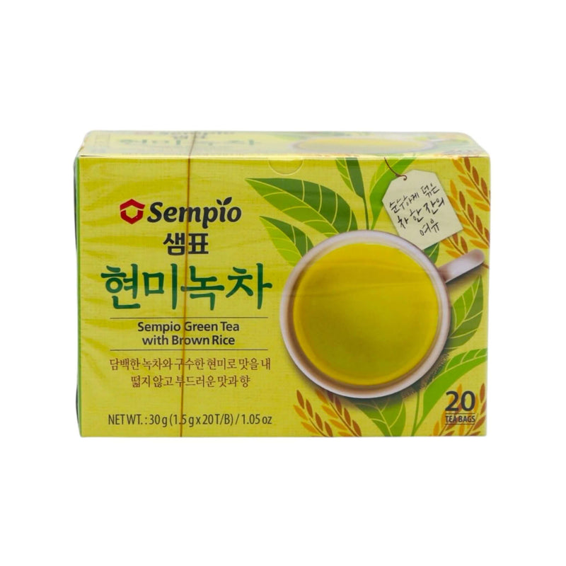 Sempio Green Tea with Brown Rice (1.5g*20T/B) 30g - Tuk Tuk Mart