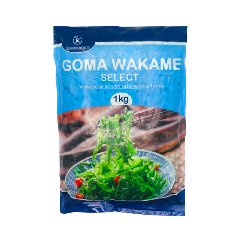 J&K Goma Wakame Seaweed Salad with Sesame 1kg (Frozen) - Tuk Tuk Mart