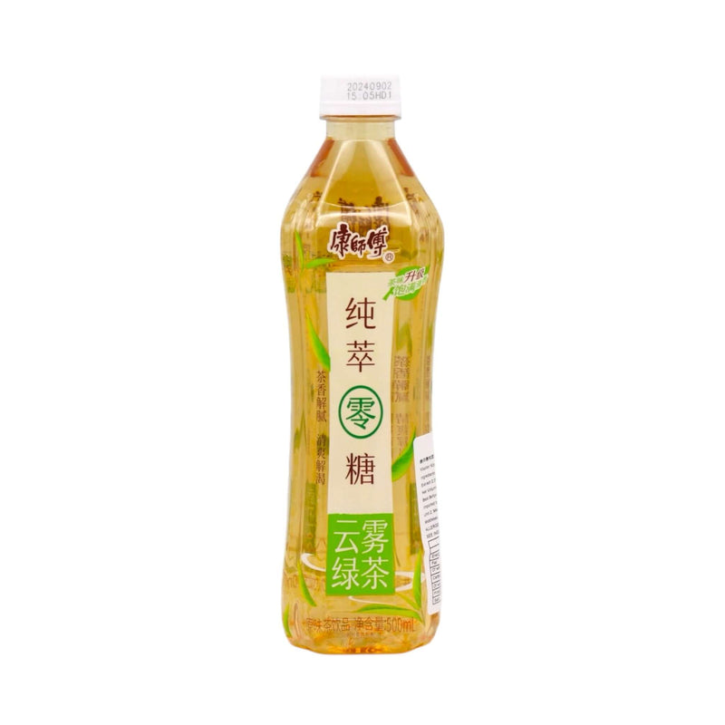 Master Kong Green Tea (Sugar-Free) 康師傅純萃雲霧綠茶 (零糖) 500ml - Tuk Tuk Mart
