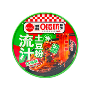 Tian Xiao Hua Thin Potato Noodles Red Oil Spicy Flavour (Bowl) 291g - Tuk Tuk Mart