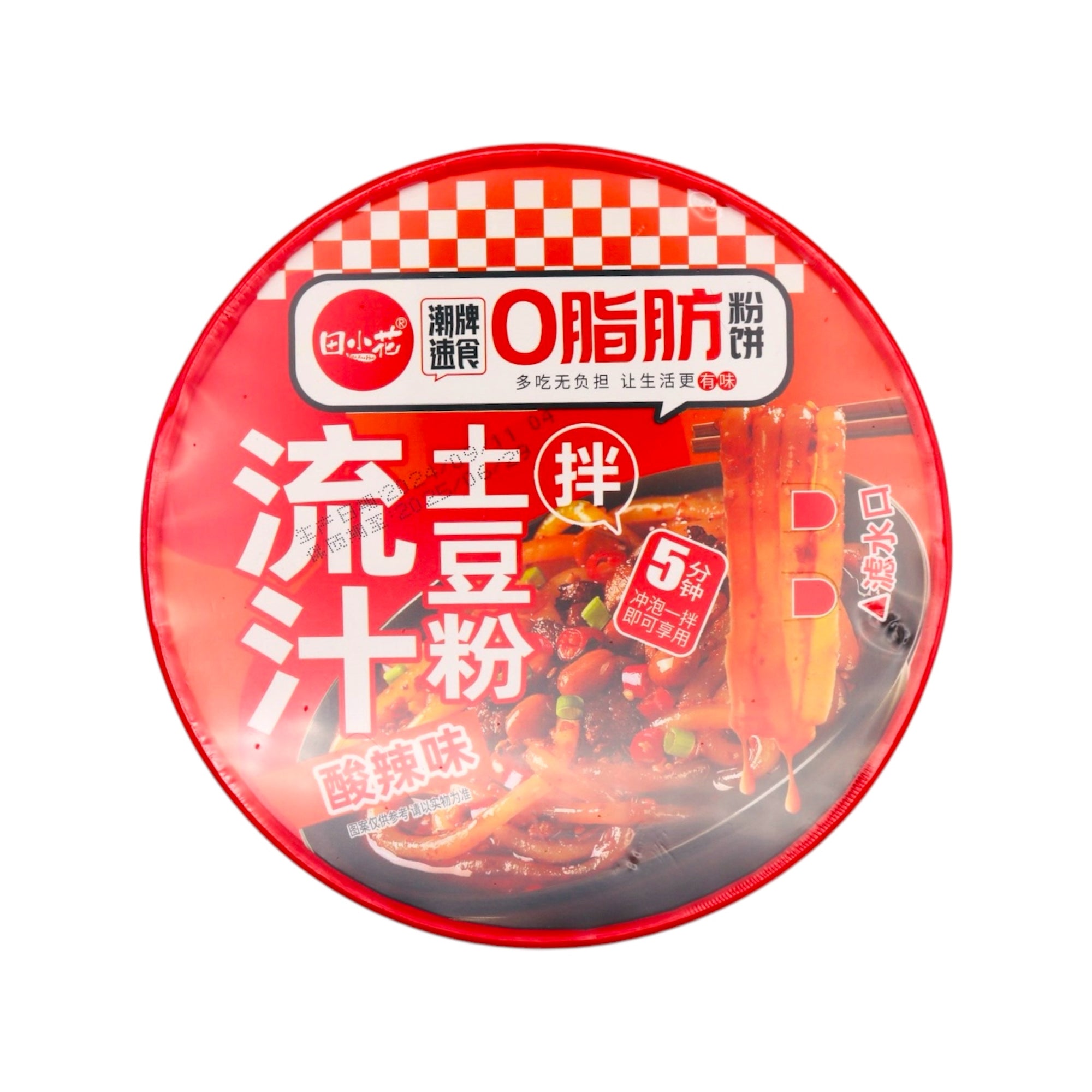 Tian Xiao Hua Thin Potato Noodles Hot & Sour Flavour (Bowl) 294g - Tuk Tuk Mart