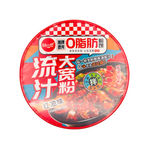 Tian Xiao Hua Wide Noodles Red Oil Spicy Flavour (Bowl) 291g - Tuk Tuk Mart