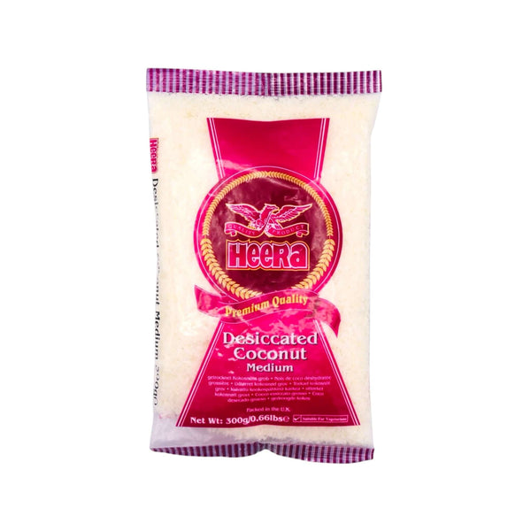 Heera Desiccated Coconut Medium 300g - Tuk Tuk Mart