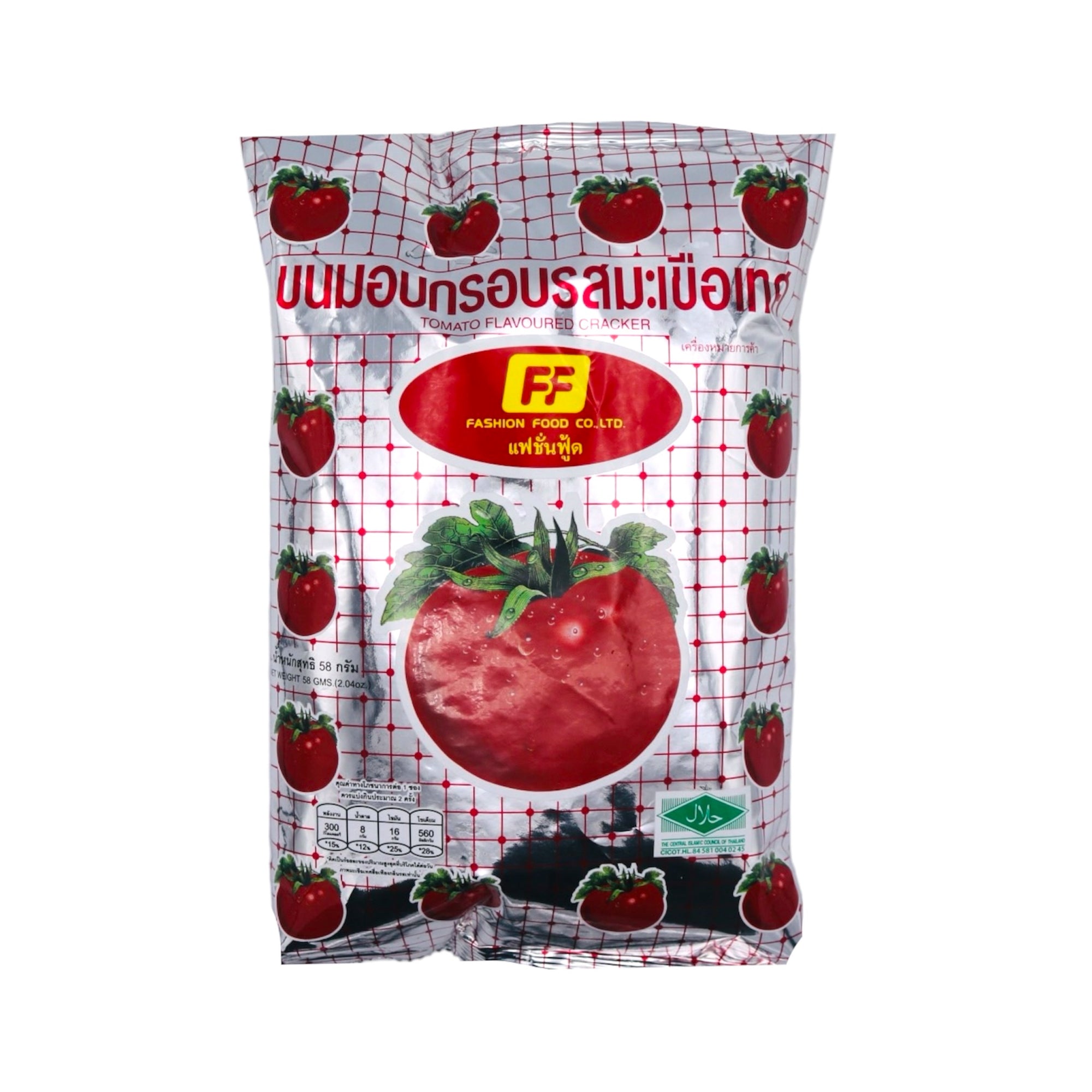 Fashion Food Tomato Flavoured Crackers 58g - Tuk Tuk Mart