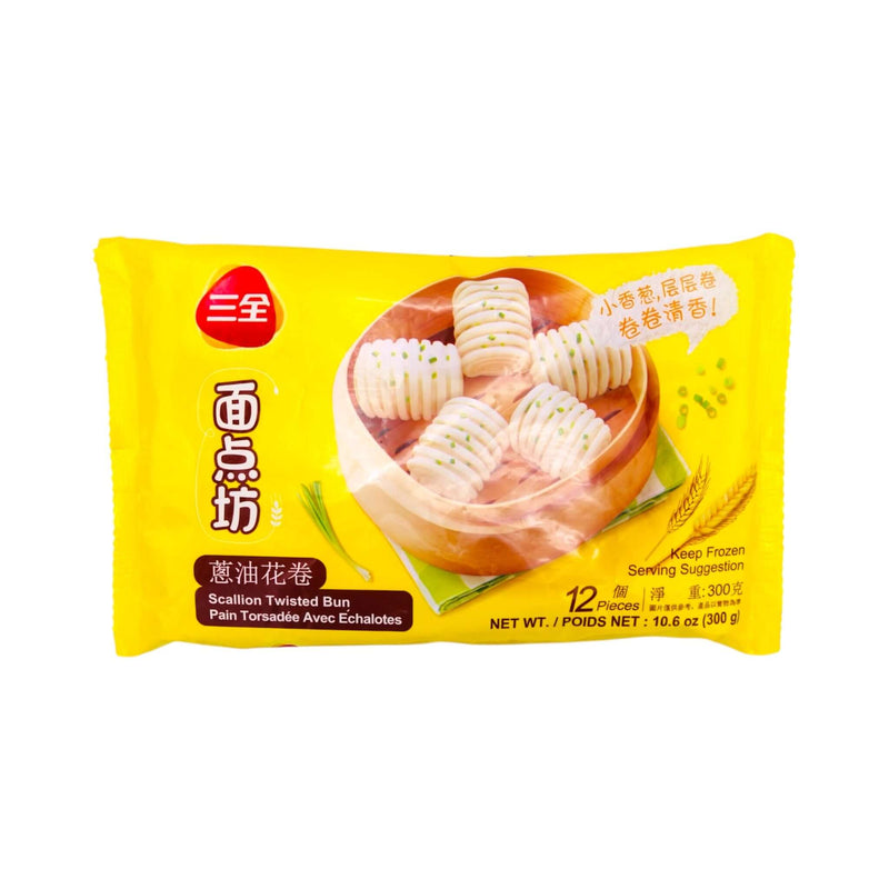 SQ Brand Scallion Twisted Bun (12Pcs) 300g (Frozen) - Tuk Tuk Mart