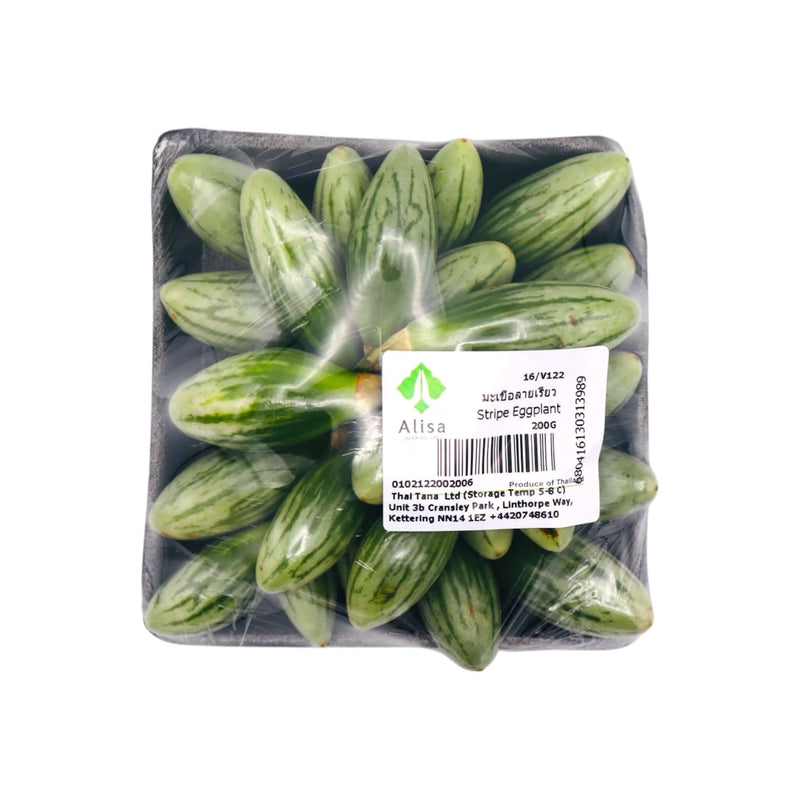 Fresh Stripe Eggplant (Thai) 200g - Tuk Tuk Mart