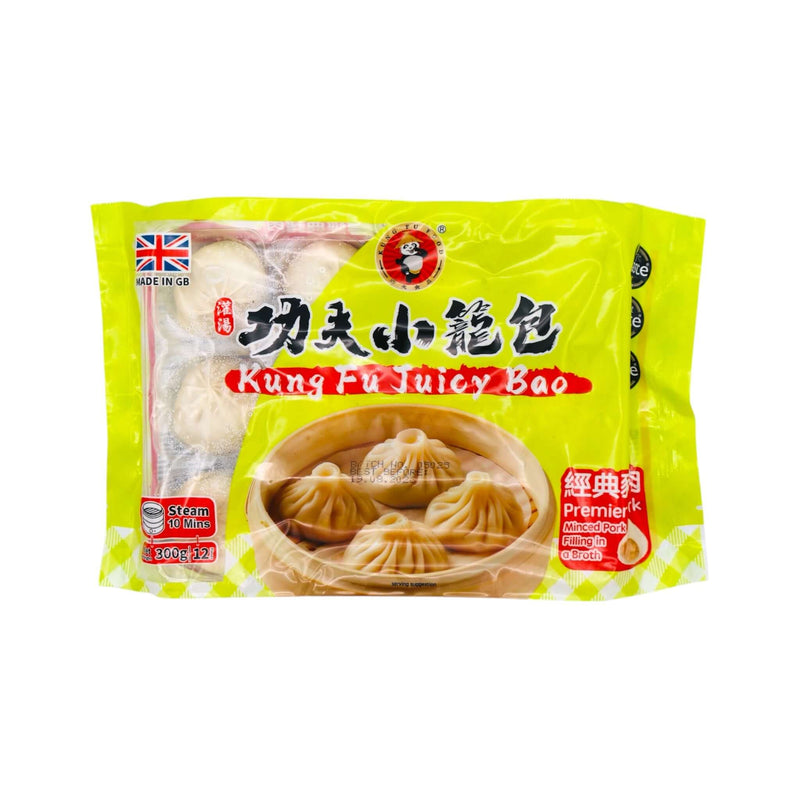 Kungfu Premier Pork Juicy Bao (Siu Loong Bun) (12Pcs) 300g (Frozen) - Tuk Tuk Mart