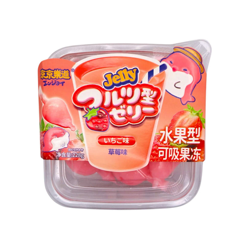 JJLD Fruit Jelly Drink Strawberry Flavour 228g - Tuk Tuk Mart