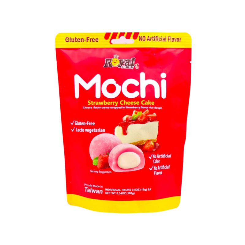 Royal Family Mochi Strawberry Cheese Cake 180g - Tuk Tuk Mart