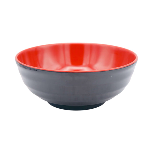 Japanese Red Melamine Plastic Udon Bowl (200*88mm) - Tuk Tuk Mart