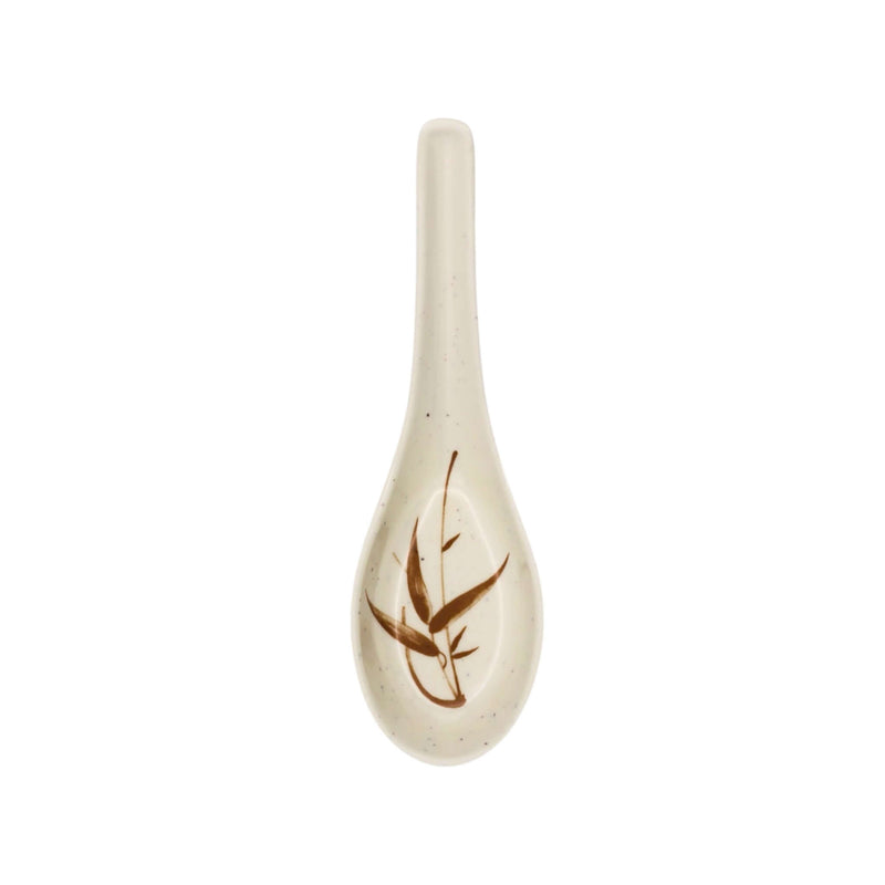 Bamboo Pattern Melamine Plastic Spoon 日式湯匙 (139mm) - Tuk Tuk Mart