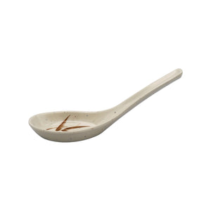 Bamboo Pattern Melamine Plastic Spoon (139mm) - Tuk Tuk Mart