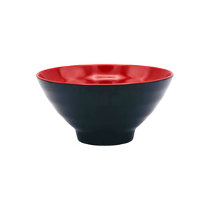 Japanese Red Melamine Plastic Rice/Soup Bowl (123*59mm) - Tuk Tuk Mart