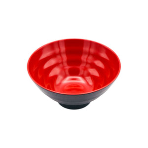 Japanese Red Melamine Plastic Rice/Soup Bowl (123*59mm) - Tuk Tuk Mart