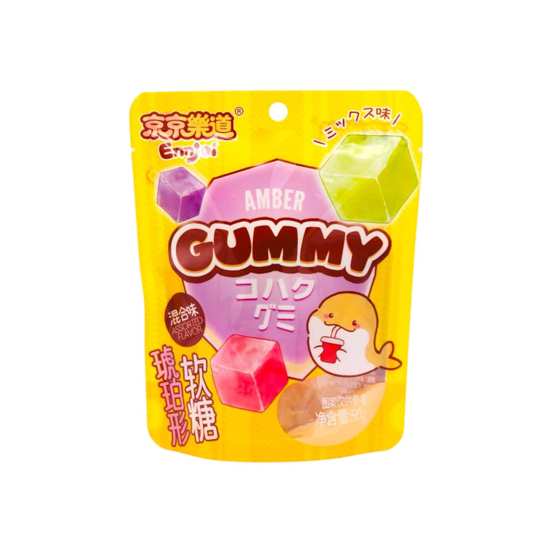 JJLD Amber Gummy Sweet Assorted Flavour 50g - Tuk Tuk Mart
