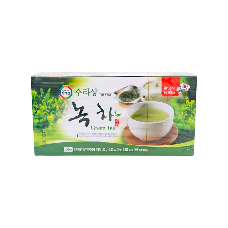 Surasang Green Tea Bag (1g*100) 100g - Tuk Tuk Mart