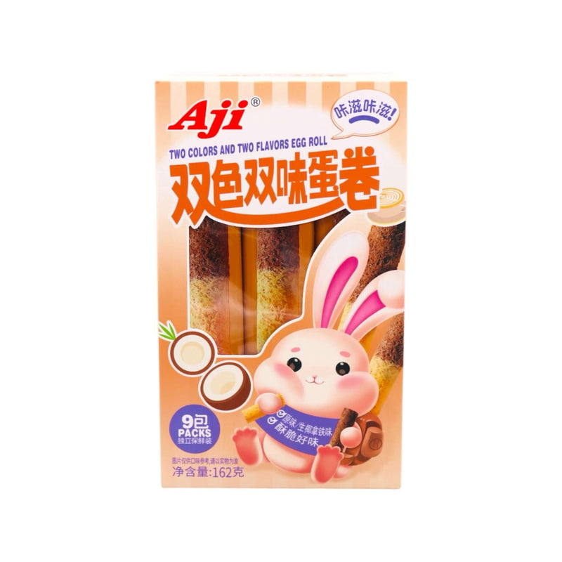 Aji Double Flavour Egg Roll Coconut Latte 162g - Tuk Tuk Mart