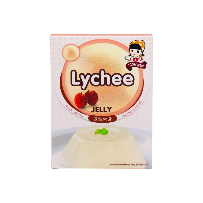 Signwin Lychee Flavour Jelly Powder 100g - Tuk Tuk Mart
