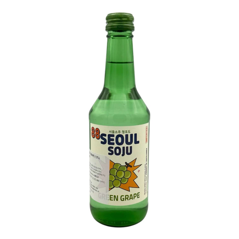 88 Seoul Soju Green Grape(Alc. 12% Vol.) 350ml - Tuk Tuk Mart