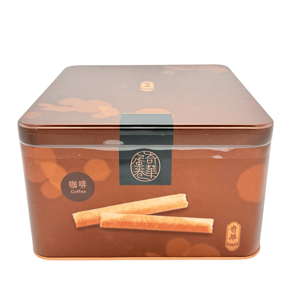 Kee Wah Coffee Eggrolls 奇華 咖啡蛋卷 400g - Tuk Tuk Mart