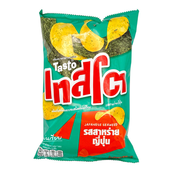 Tasto Potato Chips - Japanese Seaweed Flavour 69g