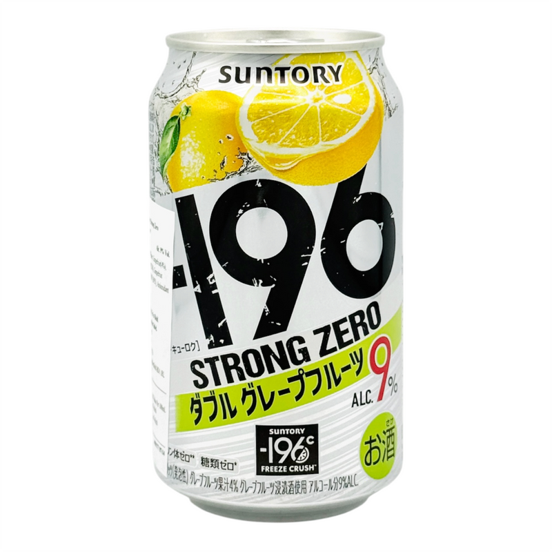 Suntory -196 Strong Zero Double Grapefruit Sour (Alc. 9% Vol.) 350ml