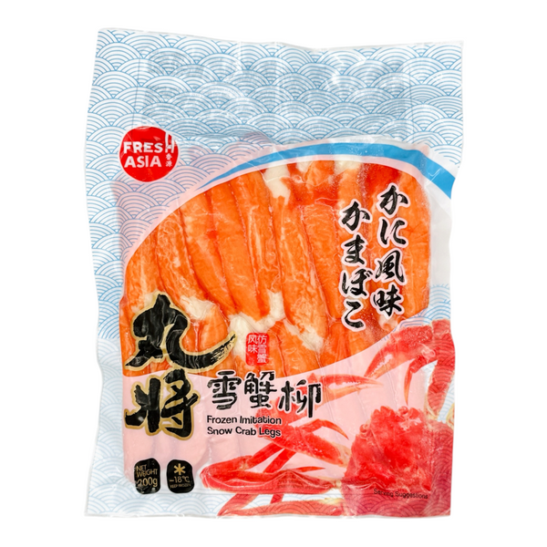 Fresh Asia WJ Frozen Imitation Snow Crab Legs 香源丸將 雪蟹柳 200g (Frozen)